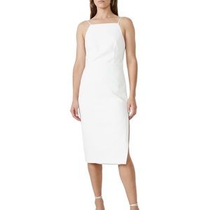 Bardot Open Back White Dress